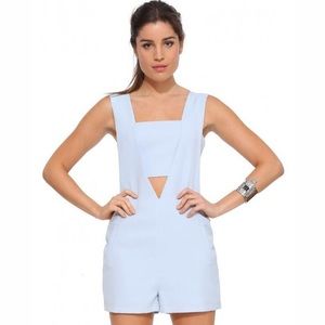 English Factory Baby Blue Emma Romper
